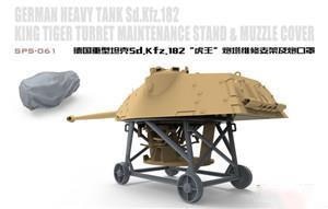 1/35 Resin Model Of A King Tiger Turret Maintenance Stand