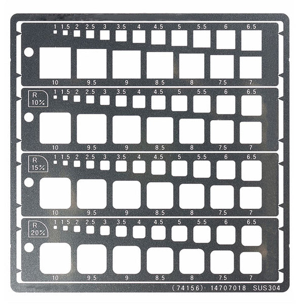 1-10mm Square Scribing Template for Gundam And Scale Modeling