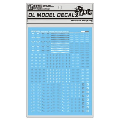 1/100 Gundam Detail-up Decal, C002 White Grey